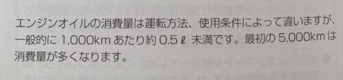 アウディA４　オイル消費　取説